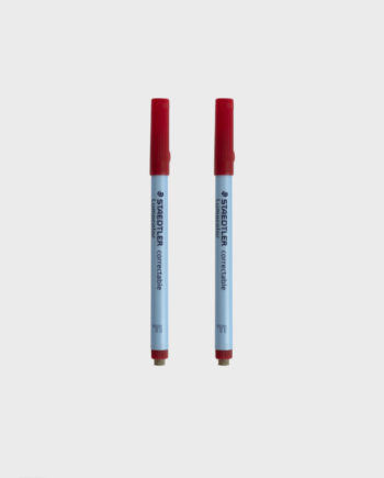 Zwei Stifte mit roter Tinte für den wiederverwendbaren Asoki Planer, trocken entfernbar